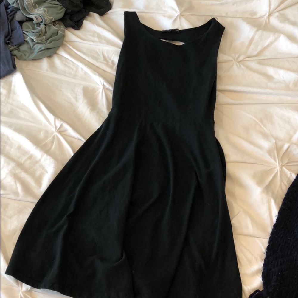Brandy Melville Black skater dress size small